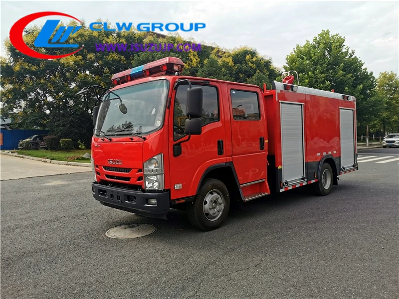 Isuzu Double Cabin 3.5 Ton Water Tank Fire Truck Photo