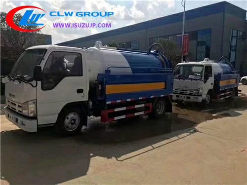 Isuzu mini Combined sewer jetting trucks