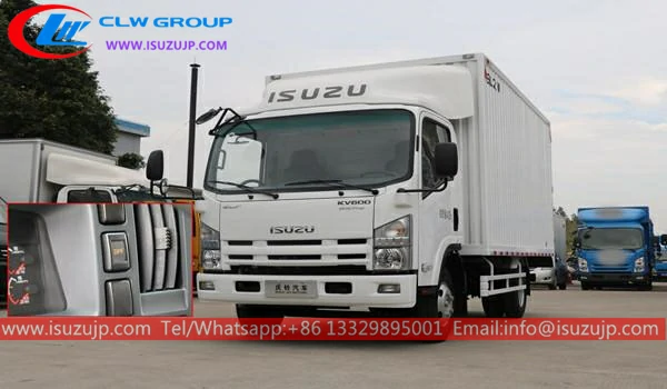 Isuzu van cargo box Trucks