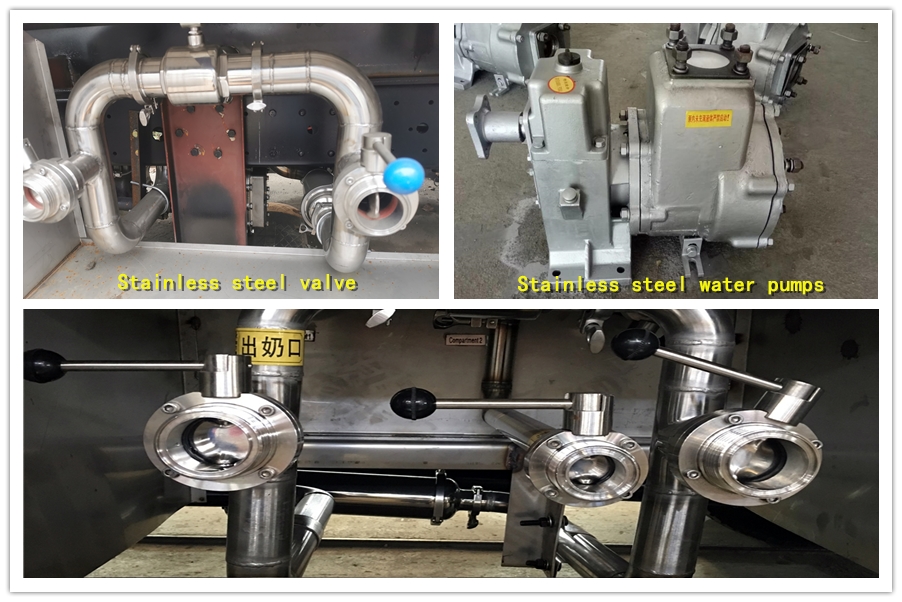 drinking water tanker Standard configuration