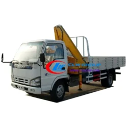 japan hydraulic construction mobile truck with crane