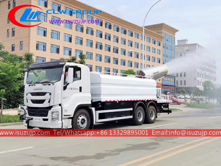 ISUZU GIGA 18000L disinfection dust suppression control sprayer truck