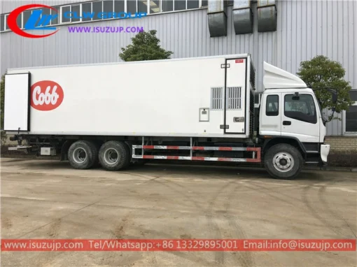 Xe tải chở gà con ISUZU FVZ 10 lốp