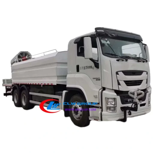 Camion d'eau de contrôle de la poussière de construction de 10litres d'ISUZU GIGA de 18000 roues