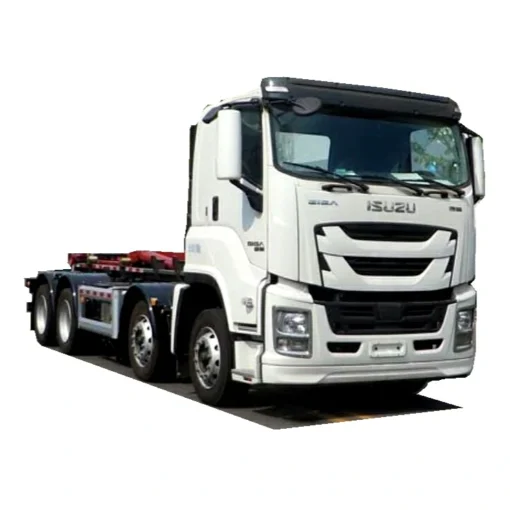 ၁၂ ဘီးပါ ISUZU GIGA 12ton roll on roll off dump truck ကိုလိုက်ဘေးရီးယားသို့ရောင်းသည်