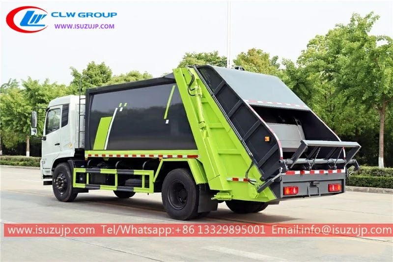 12 ton back loader garbage truck Cambodia