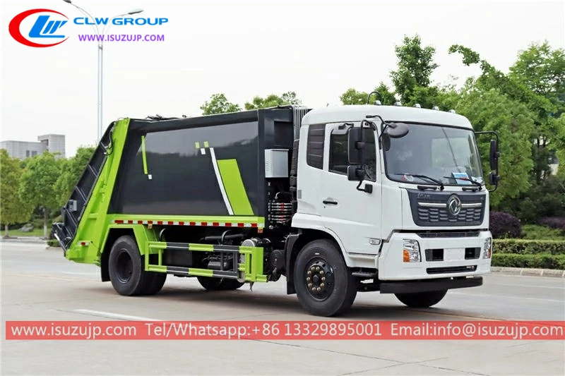 14 cubic meters rear loader truck Laos