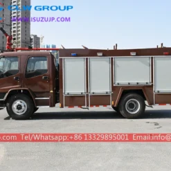 4WD ISUZU Full drive fire department utility truck Kuwait