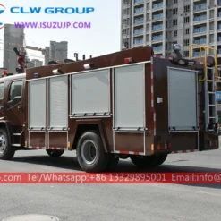 4X4 ISUZU All wheel drive fire rescue truck for sale Oman