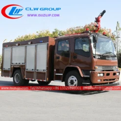 Camión de bomberos de agua 4X4 ISUZU FTR 6m3