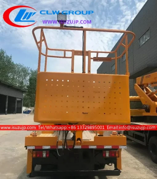 4X4 ISUZU NKR 18m boom lift truck mounted