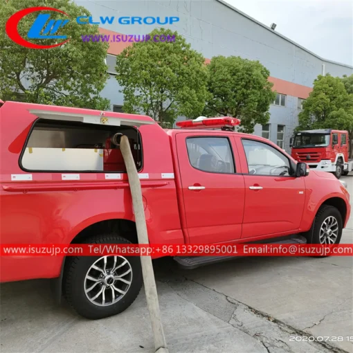 4x4 Isuzu kamyonet yangın kurtarma aracı