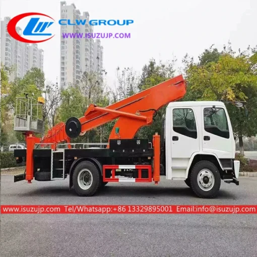 Xe tải sàn làm việc trên không 6x4 ISUZU 24 mét