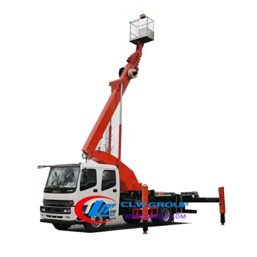 6x4 ISUZU 24 मीटर हैवी ड्यूटी एरियल ट्रक बिक्री के लिए