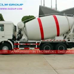 6x4 ISUZU FVZ 10m3 onsite concrete mixer Mongolia