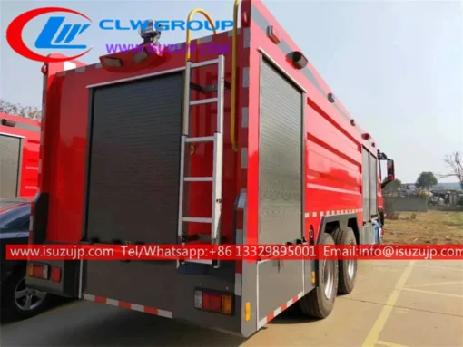 6x4 ISUZU GIGA 4000 gallon aerial fire truck