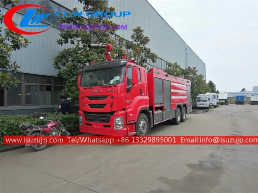6x4 ISUZU GIGA 4000 गैलन फायर ब्रिगेड ट्रक