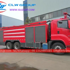 6x4 ISUZU GIGA 4000 gallon firetruck for sale