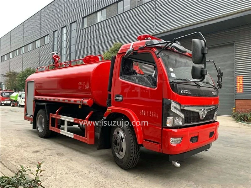China 6000L water tender fire truck Indonesia