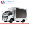 Foton Aumark full color screen led display box truck