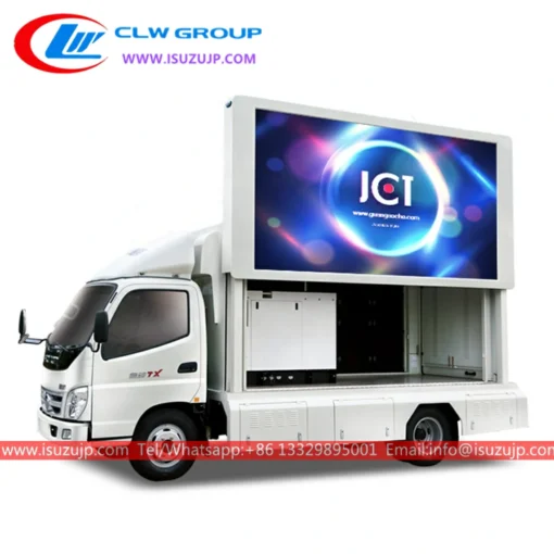 Foton Ollin เป็นผู้นำรถบรรทุกป้ายโฆษณาด้วยเวที12㎡