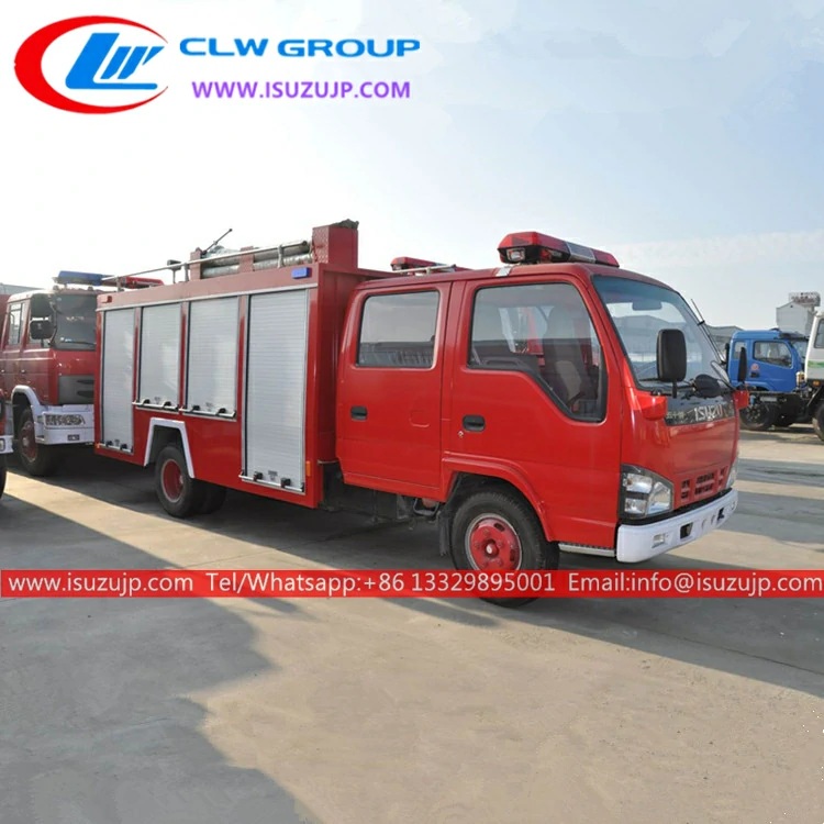 ISUZU 1000 gallon small rescue truck