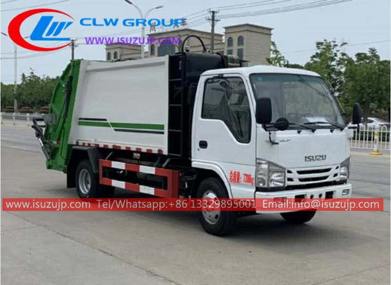 ISUZU 100P mini garbage truck companies in Morocco