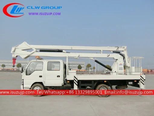 ISUZU 12m camión elevador de cangilones aéreo Kirguistán