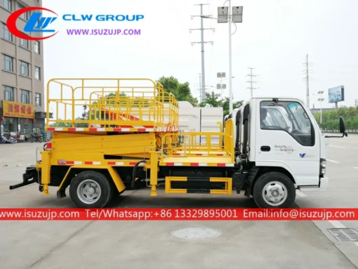 ISUZU 12m scissor aerial platform truck Cambodia