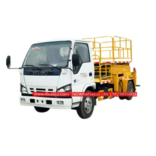 ISUZU 12m 가위형 리프트 플랫폼 트럭 판매 몽골