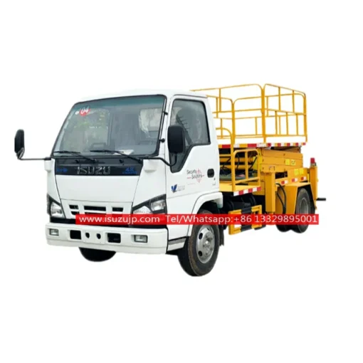 ISUZU 12m scissor lift platform truck for sale Mongolia