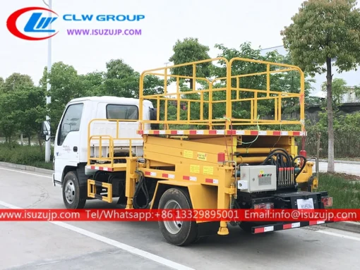 Sollevatore uomo montato su camion ISUZU 12m Thailandia