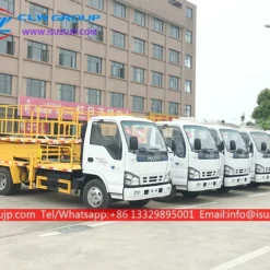 ISUZU 12meters scissor platform lift truck Vietnam