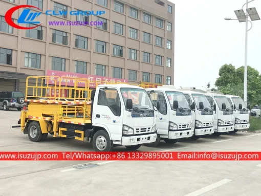 ISUZU 12meters scissor platform lift truck Vietnam