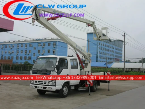 ISUZU 14m man lift boom truck