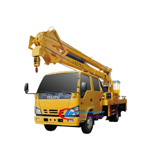 ISUZU 14m ট্রাক মাউন্ট করা বায়বীয় কাজের প্ল্যাটফর্ম