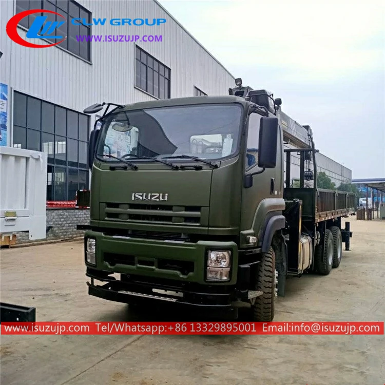 ISUZU 16 ton boom truck crane Myanmar