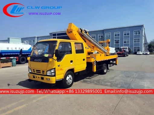 ISUZU 16m kamyona monte platformlu platform Fas