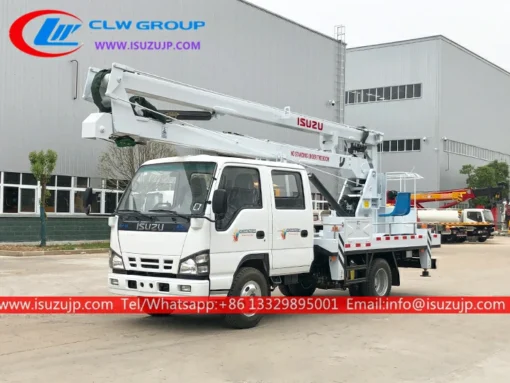 ISUZU satılık 18 metre havadan kovalı kamyon Ürdün