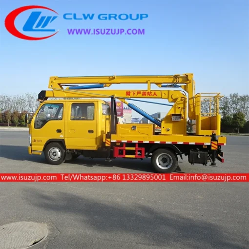 ISUZU 18 meters insulated bucket trucks