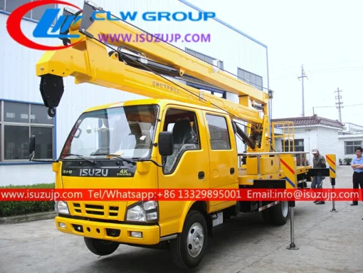 ISUZU 18m kamyona monte hava platformu