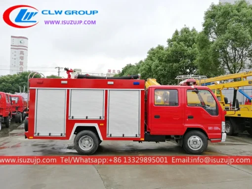 ISUZU 2 ton fire fighting water truck Vietnam