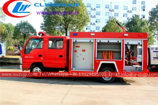 ISUZU 2 toneladang maliit na airport fire engine
