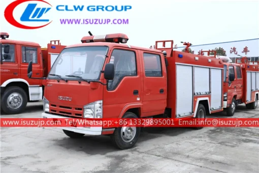 Camión de bomberos pequeño ISUZU de 2 toneladas
