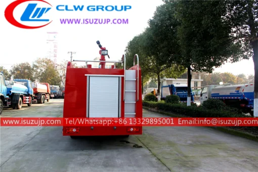 ISUZU 2 ton small fire fighter truck