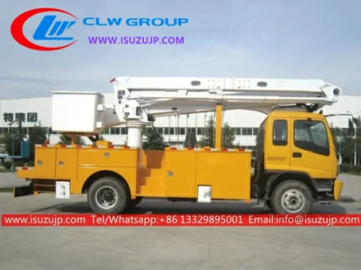 ISUZU 24m aerial bucket truck for sale