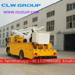 ISUZU 24m truck mounted boom lift for sale