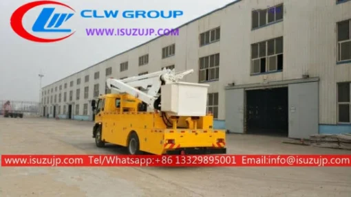 ISUZU 24m truck mounted boom lift for sale