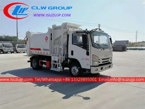 ISUZU ၃ တန်ကွန်တိန်နာ side loader ထရပ်ကားဘိုလီးဗီးယား