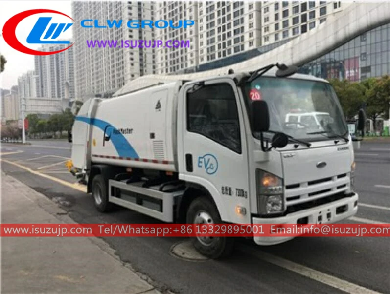 ISUZU 3 ton electric waste trucks Zambia